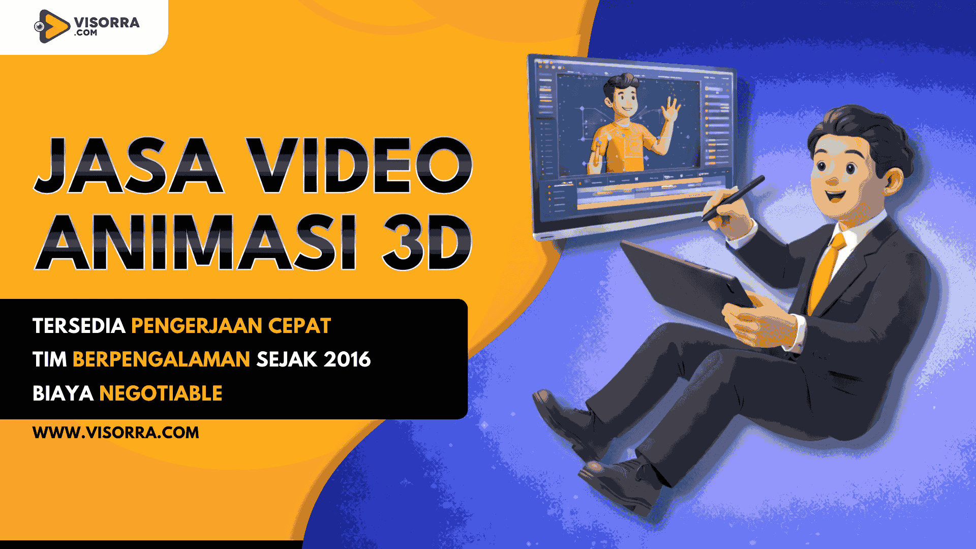 Jasa Video Animasi 3D Visorra.com
